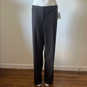Calvin Klein Brown Wide-Leg Trousers Size 16 New With Tag
